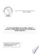 El consumo urbano de alcohol, tabaco, cocaína y otras drogas en Bolivia, 1992-1996-1998