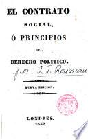 El Contrato Social o principios de Derecho Político