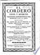 El Cordero vivo y muerto ...