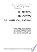 El crédito educativo en América Latina