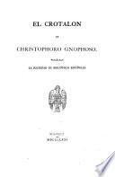 El Crotalón de Christóphoro Gnophoso