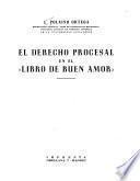 El derecho procesal en el 'Libro de buen amor'.