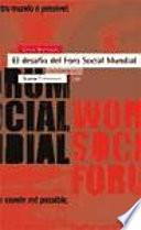 El desafío del Foro Social Mundial