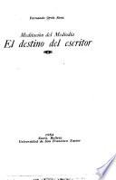 El destino del escritor