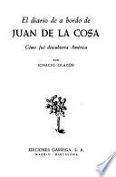 El diario de a bordo de Juan de la Cosa