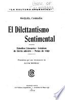 El dilettantismo sentimental