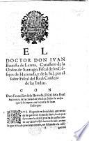 El doctor ... J. B. de Larrea ... con ... F. de la Barreda Fiscal de la Real Audiencia ... de Mexico; la culpa que se le imputa en la causa de Juan Tolinque