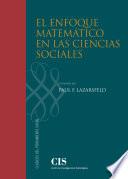 El enfoque matemático en las ciencias sociales