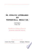 El Ensayo literario en Venezuela