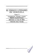 El Ensayo literario en Venezuela
