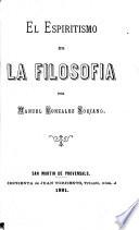 El espiritismo es la filosofía