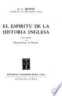 El espiritu de la historia inglesa