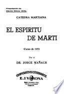 El espiritu de Martí; curso de 1951