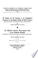 El estudio de las finanzas y la investigación financiera en los Estados Unidos de Norte América
