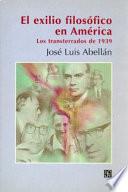 El exilio filosófico en América
