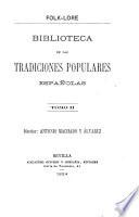 El folk-lore de Madrid