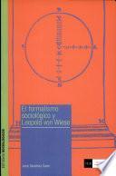 El formalismo sociológico y Leopold von Wiese