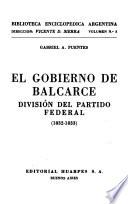 El gobierno de Balcarce