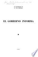 El Gobierno informa