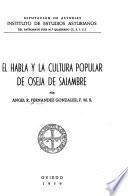 El habla y la cultura popular de Oseja de Sajambre