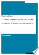 El hambre en Alemania entre 1914 y 1918
