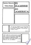 El hambre en América