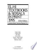 El-Hi Textbooks and Serials in Print, 1995
