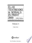 El-Hi Textbooks & Serials in Print, 2000
