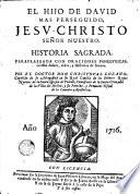 El Hijo de David mas perseguido, Jesv-Christo Señor Nuestro