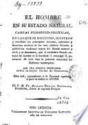 El hombre en su estado natural