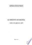 El infinitivo en español