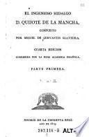 El ingenioso hidalgo D. Quijote de la Mancha (etc.)