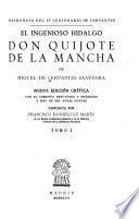 El ingenioso hidalgo don Quijote de la Mancha