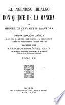 El ingenioso hidalgo Don Quijote de la Mancha