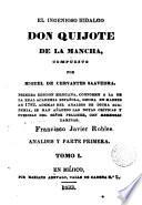 El Ingenioso hidalgo don Quijote de la Mancha,1