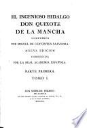 El ingenioso hidalgo Don Quixote de la Mancha