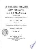 El ingenioso hidalgo Don Quixote de la Mancha