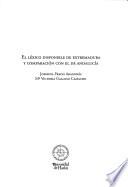 El léxico disponible de Extremadura y comparación con el de Andalucía