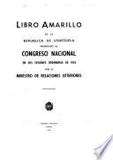 El libro amarillo de los Estados Unidos de Venezuela