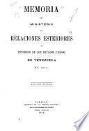 El libro amarillo de los Estados Unidos de Venezuela