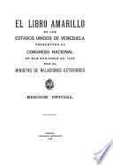El libro amarillo de los Estados Unidos de Venezuela