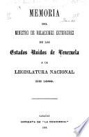 El libro amarillo de los Estados Unidos de Venezuela