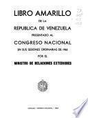 El libro amarillo de los Estados Unidos de Venezuela