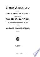El libro amarillo de los Estados Unidos de Venezuela
