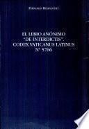 El libro anónimo De interdictis