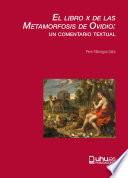 El libro X de las Metamorfosis de Ovidio