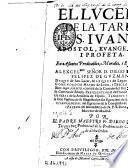El lucero de la tarde, S. Iuan, apostol ...