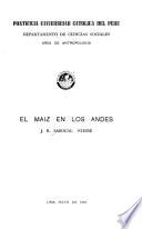 El maíz en los Andes