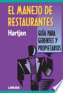 El Manejo de Restaurantes