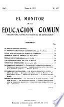 El Monitor de la educación común